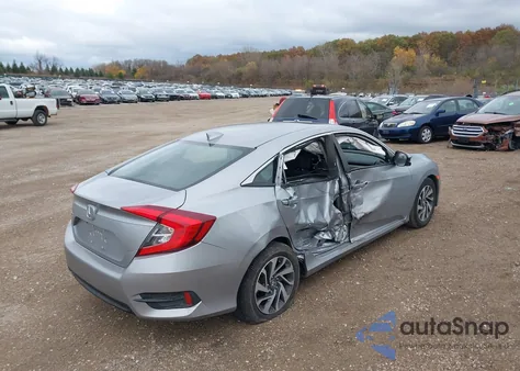 2018 Honda Civic Ex from USA, damaged, VIN 19XFC2F78JE017008
